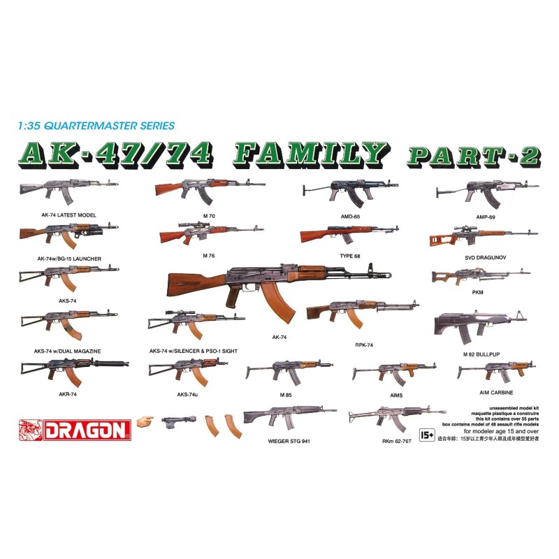D3805 - 1/35 AK-47/74 Family Part 2