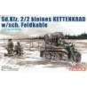 D6128 - Sd.Kfz.2/2 kleines Kettenkrad w/sch.Feldkable  (Driver and crew included)