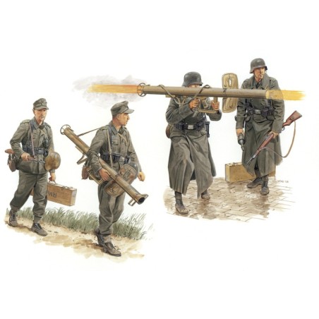 D6374 - German Anti-Tank Team with Panzerschreck (Gen2) 4 Figures