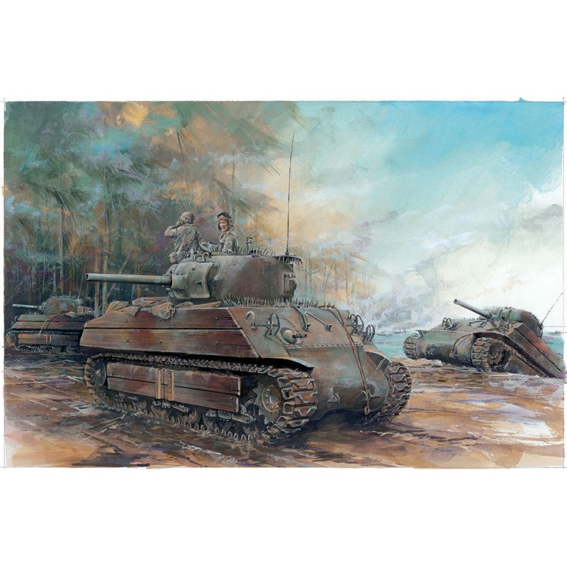 D6462 - 1/35 U.S. Marines M4A2(W) PTO