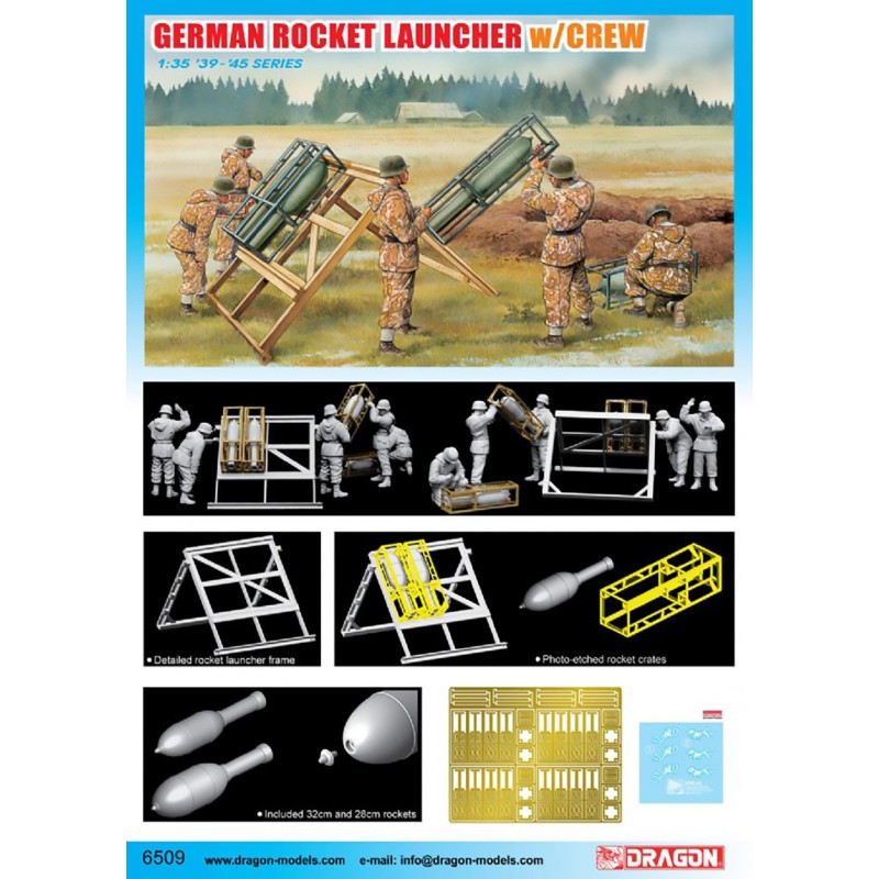 D6509 - 1/35 German Rocket Launcher with Crew