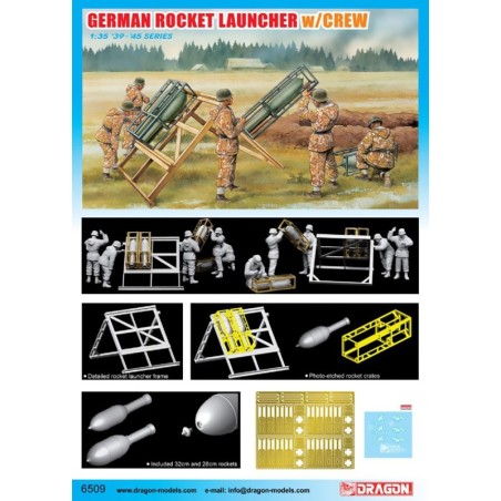 D6509 - 1/35 German Rocket Launcher with Crew