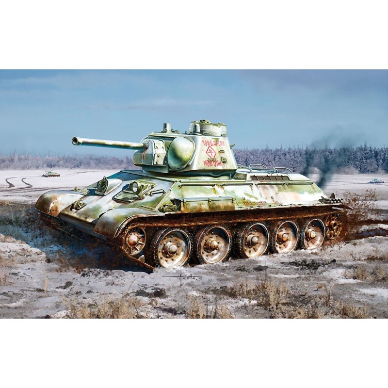 D6621 - T-34/76 Mod 1943 W/Commanger Cupola