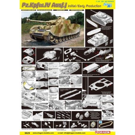 D6629 - 1/35 Pz.Kpfw.Iv Ausf.J Initial/Early Production