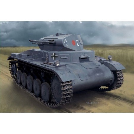 D6687 - 1/35 Pz.Kpfw.II Ausf.A w/Interior (Magic Track, Bonus figure set, metal bucket, uniform and GEN 2 w