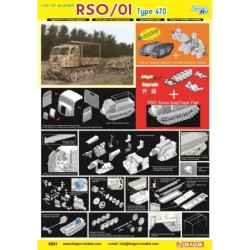 D6691 - 1/35 RSO/1 Type 470 w/Bonus Snow/Bog Track Pad & Goliath Demolition Vehicle