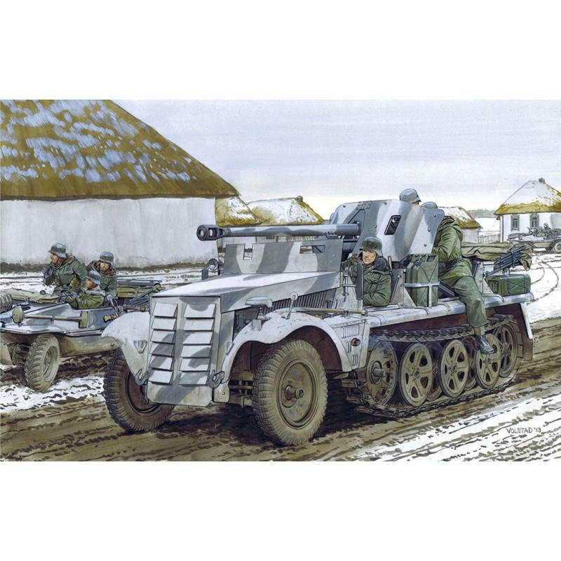 D6719 - 1/35 5Cm Pak 38 Auf Zugkarft
