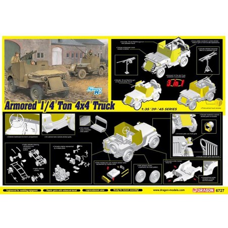D6727 - 1/35 Armoured 1/4 Ton 4x4 Truck
