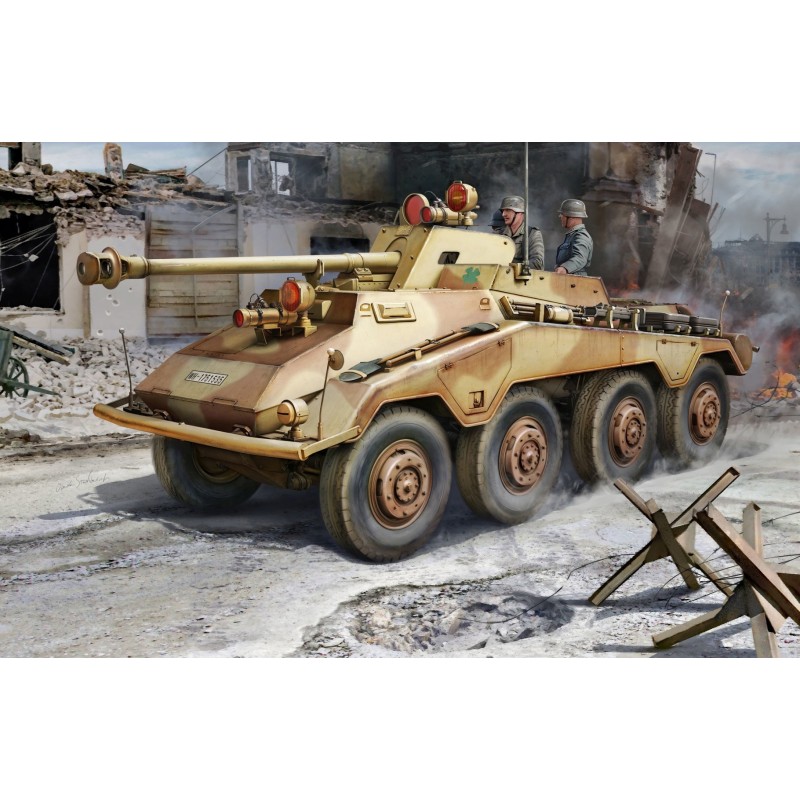 D6836 - 1/35 Sd.Kfz.234/4 Panzerspähwagen w/Night Vision Falke