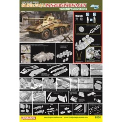 D6836 - 1/35 Sd.Kfz.234/4 Panzerspähwagen w/Night Vision Falke