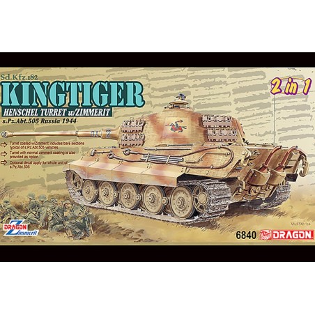 D6840 - Sd.Kfz182 Kingtiger Henschel Zimeri