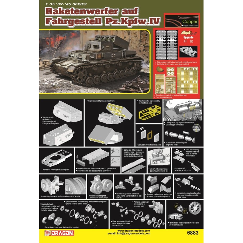 D6883 - 1/35 Raketenwerfer auf Fahrgestell Pz.Kpfw.IV