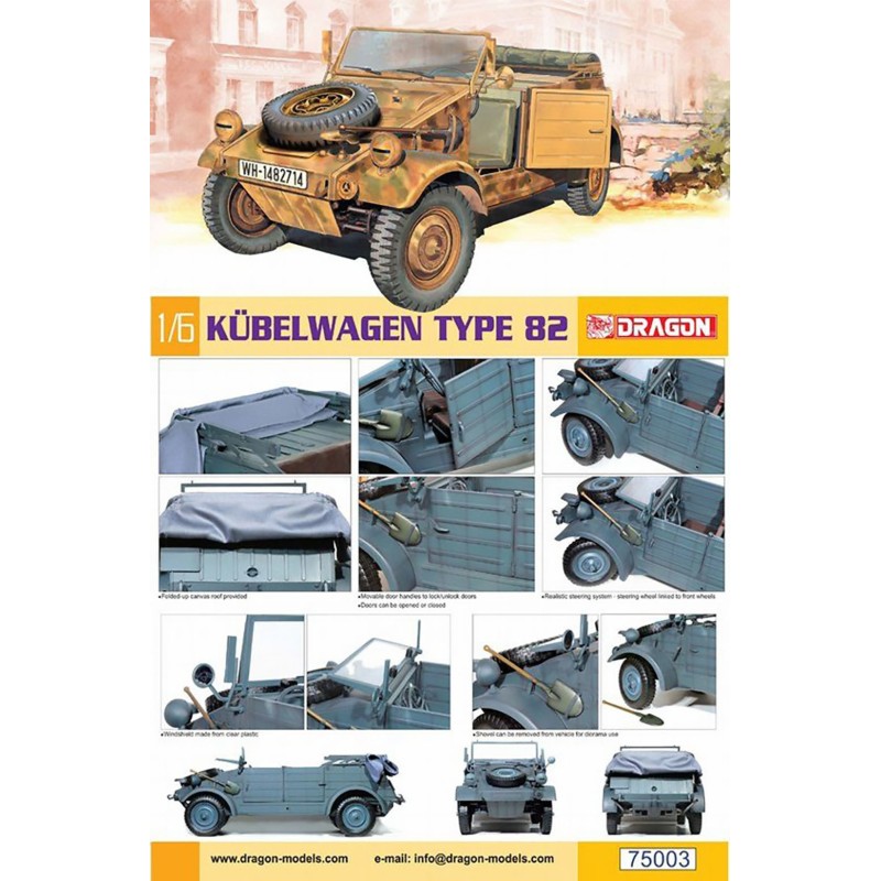 D75003 - 1/6 Kubelwagen Type 82