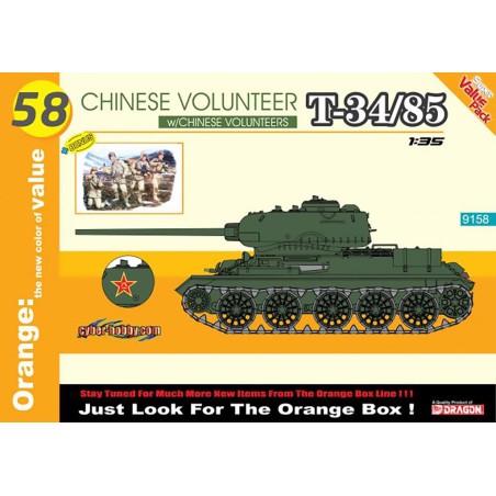 D9158 - 1/35 Chinese Volunteer T-34/85