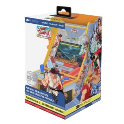 DGUNL4185 - Super Street Fighter II Micro Player Pro 6.7" Portable Retro Arcade (2 Games In 1)