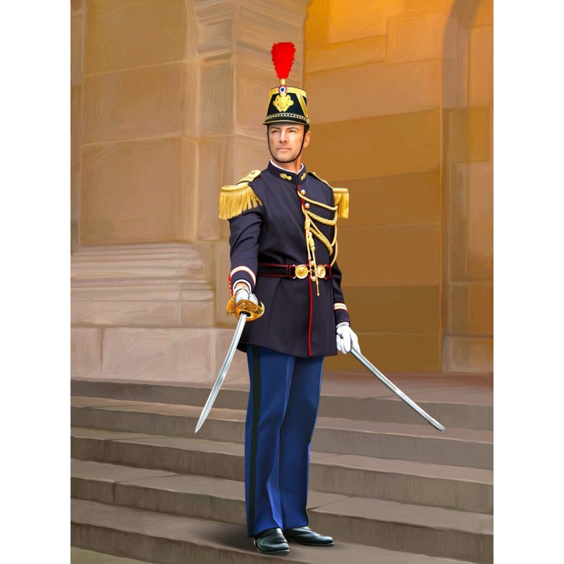 ICM16004 - French Republican Guard Officer 1:16 Figure