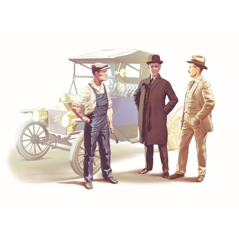 ICM24003 - Henry Ford & Co with 3 Figures