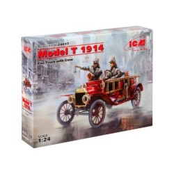 ICM24017 - Model T 1914 Fire Truck with 2 Crew Figures