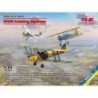 ICM32039 - WWII Training Biplanes with Bücker Bü 131D, DH.82A Tiger Moth & Stearman PT-17 (Set of 3)