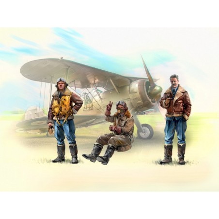 ICM32105 - British Pilots (1939-1945) 3 Figures