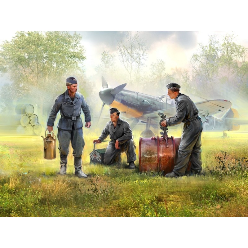 ICM32109 - German Luftwaffe Ground Personnel (1939-1945) 3 Figures