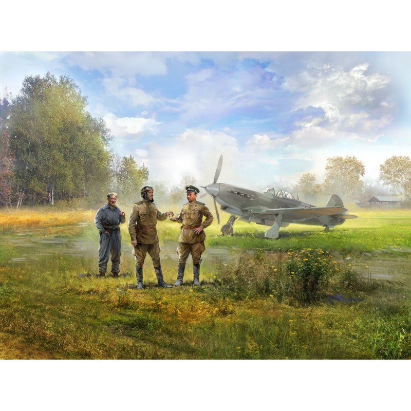 ICM32117 - Pilots of the Soviet Air Force (1943-1945) 3 Figures