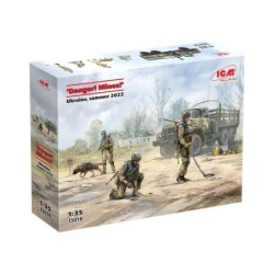 ICM35018 - Danger! Mines! Ukraine, Summer 2022 (ZiL-131 with Driver, AFU Sappers, Dog, Mines & Accessories)