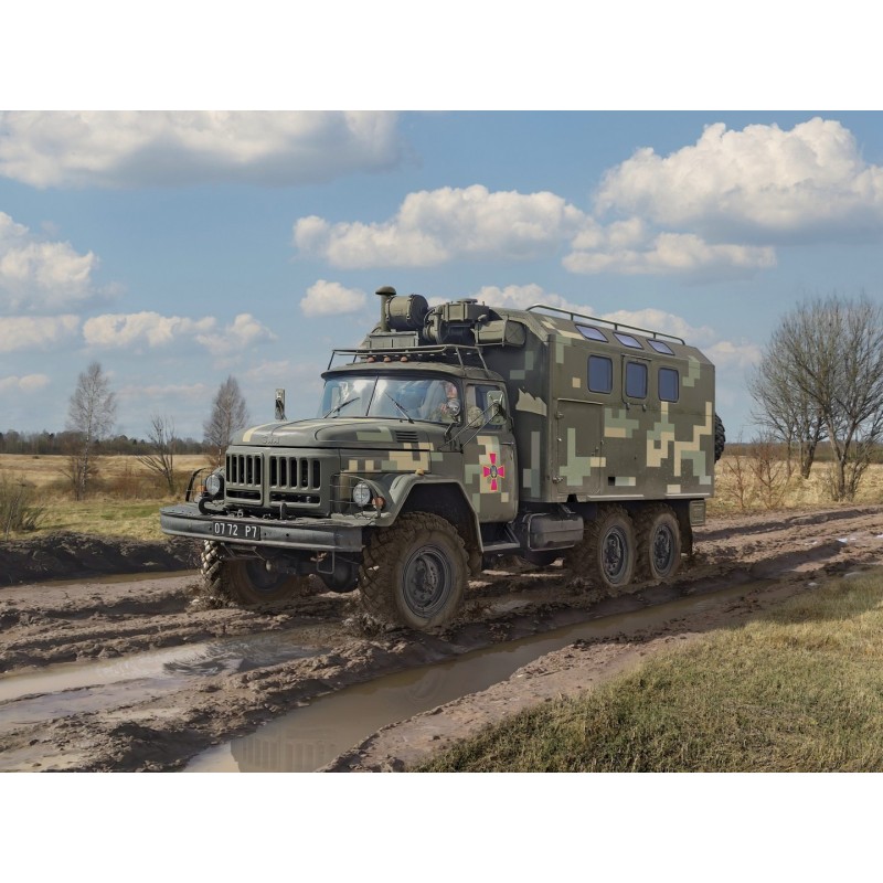 ICM35019 - ZiL-131 of the Armed Forces of Ukraine with Driver Figure