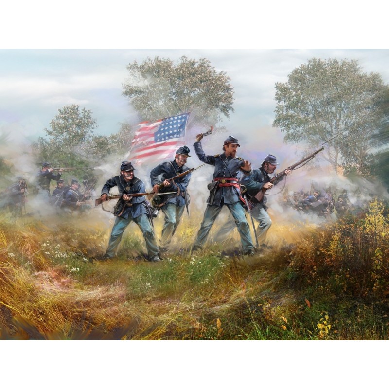 ICM35023 - American Civil War Union Infantry (Set 2) 4 Figures