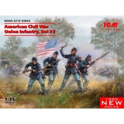 ICM35023 - American Civil War Union Infantry (Set 2) 4 Figures
