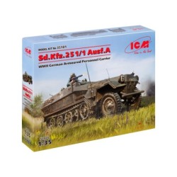 ICM35101 - Sd.Kfz.251/1 Ausf.A, WWII German Armoured Personnel Carrier