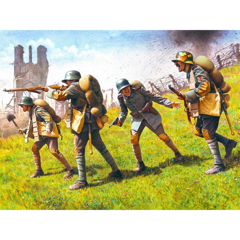 ICM35291 - German Assault Troops (1917-1918) 4 Figures