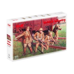 ICM35301 - British Infantry (1917-1918) 4 Figures