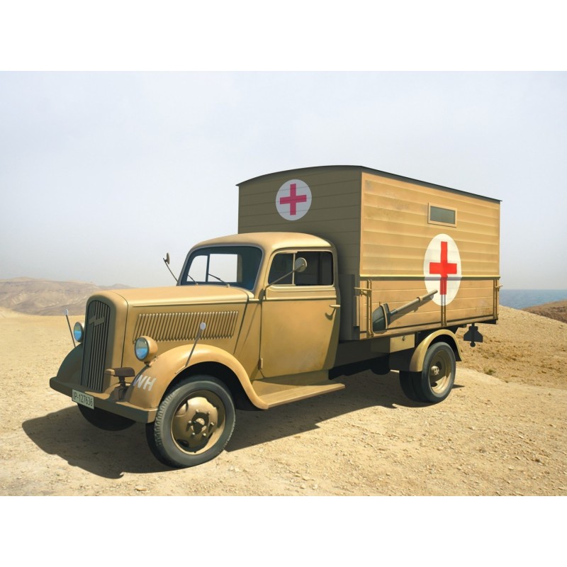 ICM35402 - Typ 2,5-32 with Shelter, WWII German Ambulance Truck