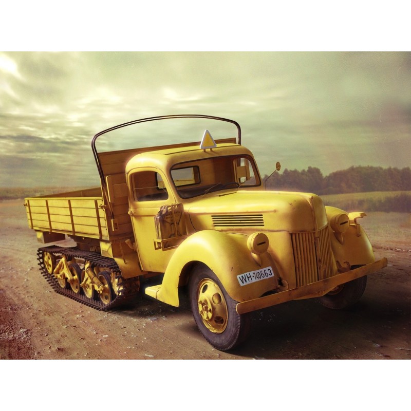 ICM35412 - V3000S/SS M (Sd.Kfz.3b) Maultier, WWII German Semi-Tracked Truck