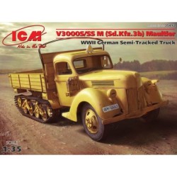 ICM35412 - V3000S/SS M (Sd.Kfz.3b) Maultier, WWII German Semi-Tracked Truck