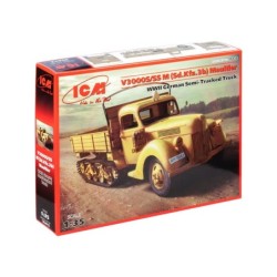 ICM35412 - V3000S/SS M (Sd.Kfz.3b) Maultier, WWII German Semi-Tracked Truck