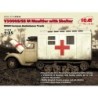 ICM35414 - V3000S/SS M Maultier with Shelter, WWII German Truck