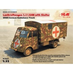 ICM35417 - Lastkraftwagen 3,5 t AHN with Shelter, WWII German Ambulance Truck