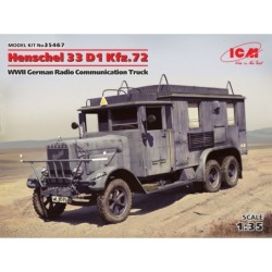 ICM35467 - Henschel 33 D1 Kfz.72, WWII German Radio Communication Truck