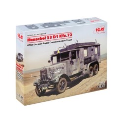ICM35467 - Henschel 33 D1 Kfz.72, WWII German Radio Communication Truck