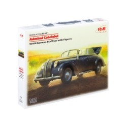 ICM35471 - Admiral Cabriolet, WWII German Staff Car with 4 Figures