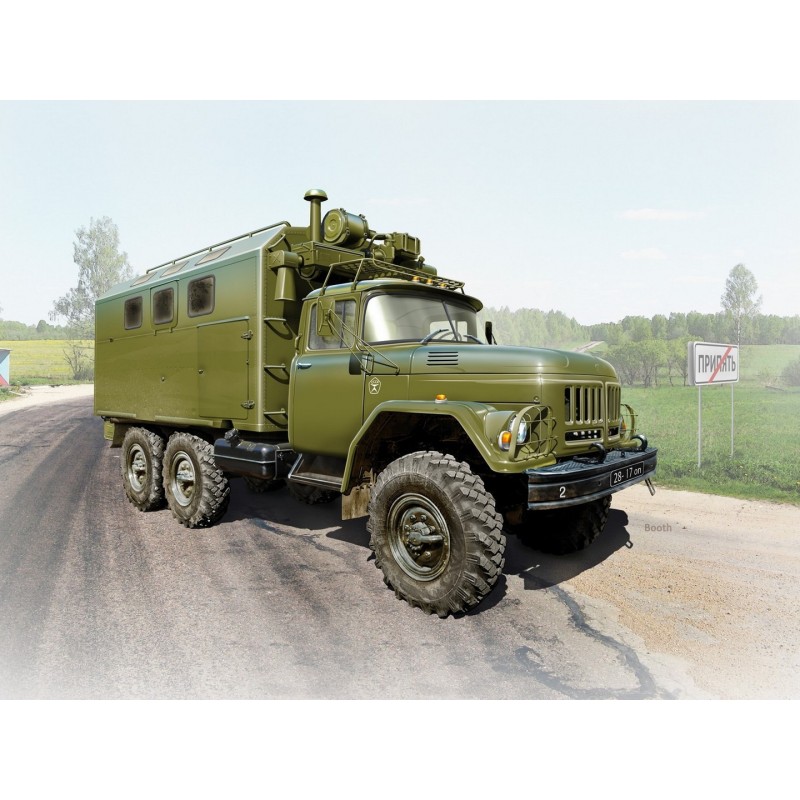 ICM35517 - ZiL-131 KShM, Soviet Army Vehicle