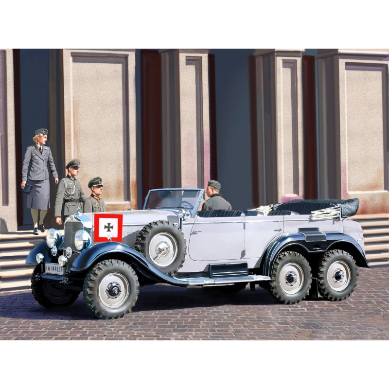 ICM35531 - G4 (1939), German Car with 4 Passenger Figures