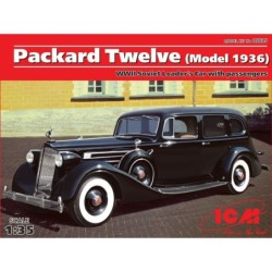ICM35535 - Packard Twelve (Model 1936), WWII Soviet Leaders' Car with Passengers (5 Figures)