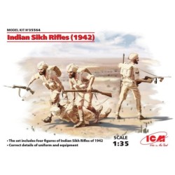 ICM35564 - Indian Sikh Rifles (1942) 4 Figures