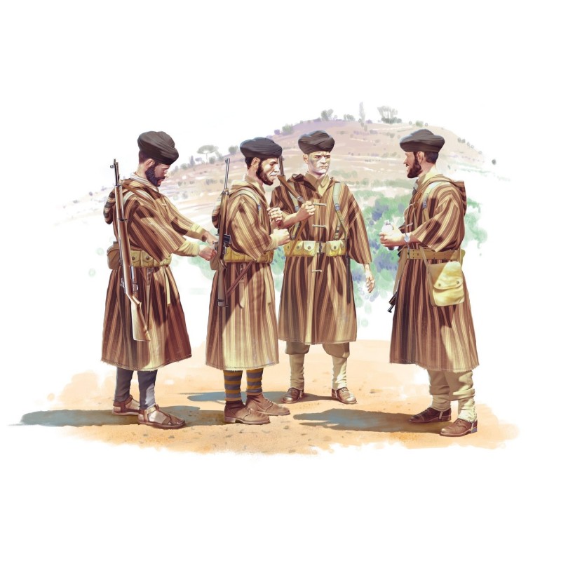 ICM35565 - Moroccan Goumier Rifles (1943) 4 Figures