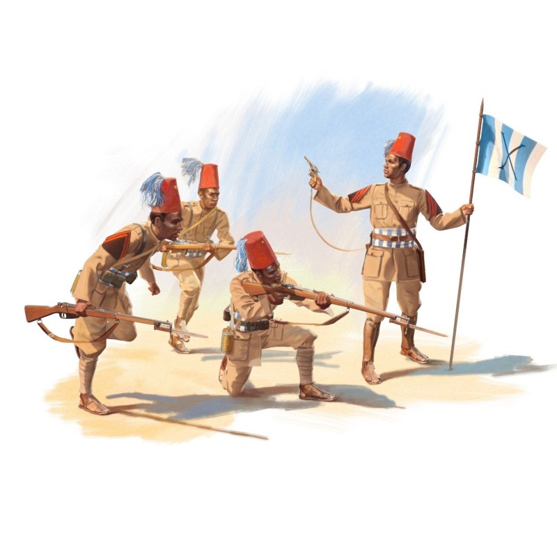 ICM35567 - Eritrean Battalions of the Italian Сolonial Army (1939-1940) 4 Figures