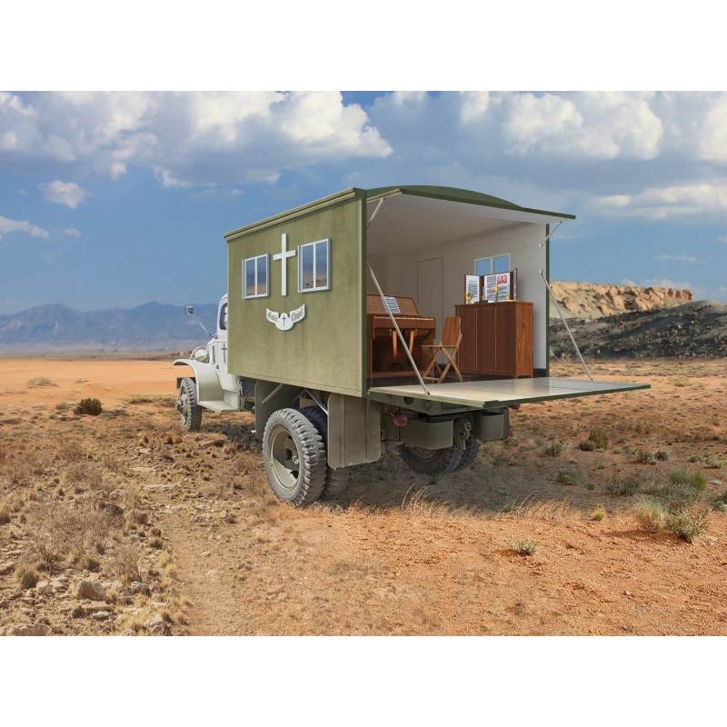 ICM35586 - WWII British Army Mobile Chapel with Accessories