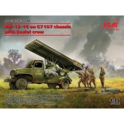 ICM35596 - BM-13-16 on G7107 Chassis with 4 Soviet Crew Figures